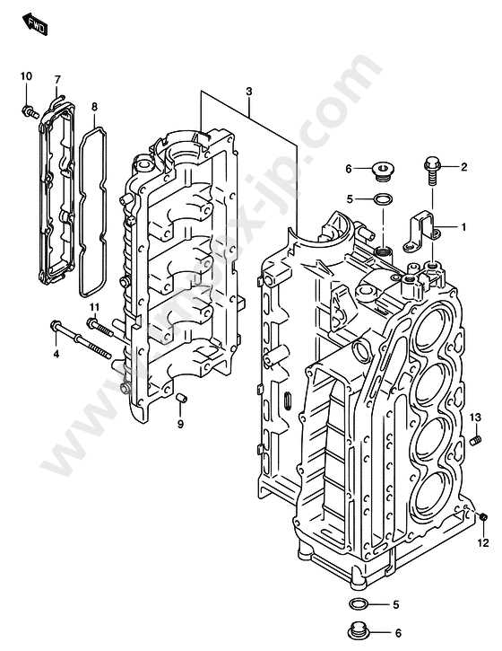 suzuki df140 parts diagram