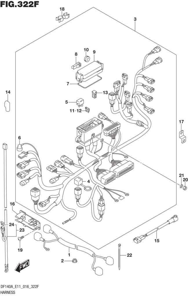 suzuki df140 parts diagram