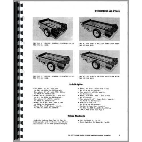 h&s manure spreader parts diagram