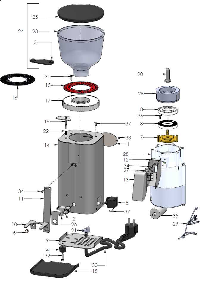 espresso machine parts diagram espresso machine parts diagram