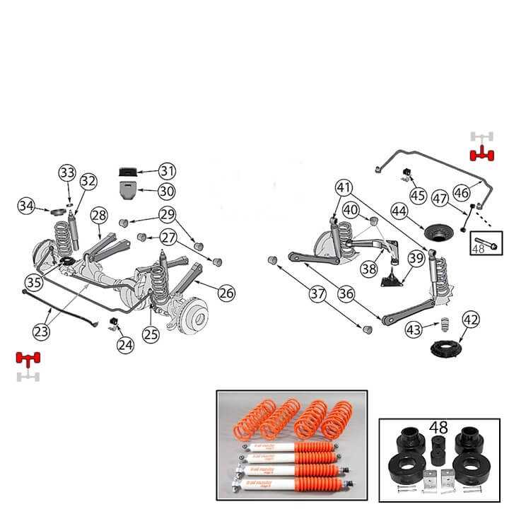 jeep wrangler front end parts diagram
