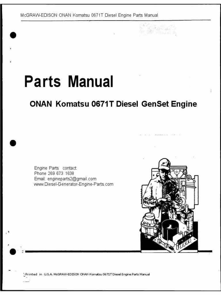 onan 4000 generator parts diagram