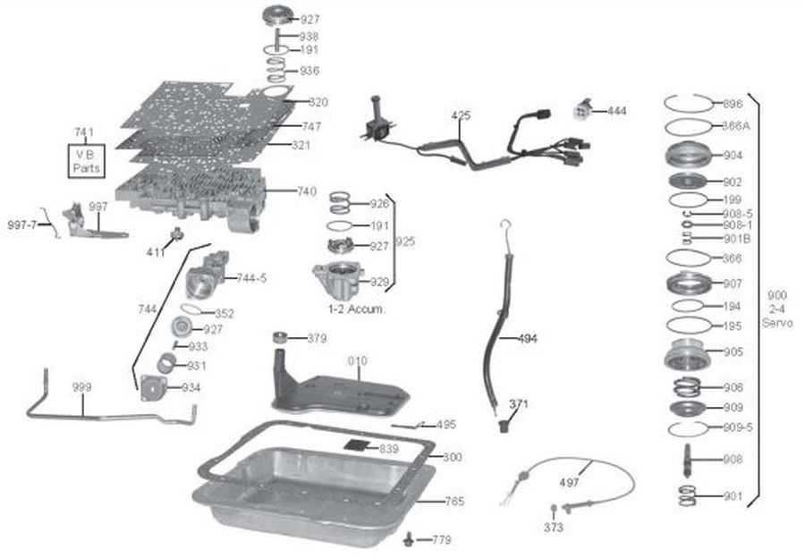 th700r4 transmission parts diagram