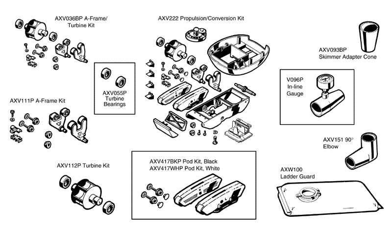the pool cleaner parts diagram