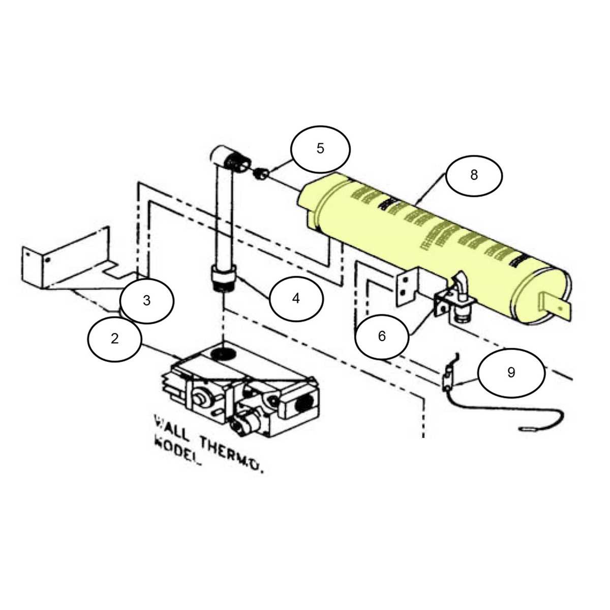 williams wall furnace parts diagram