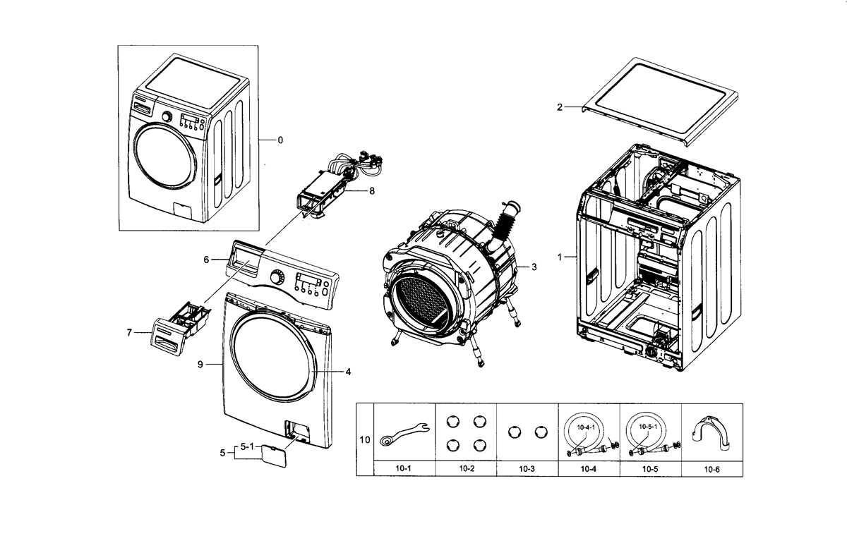 samsung washer parts diagram