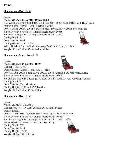 toro 20332 parts diagram