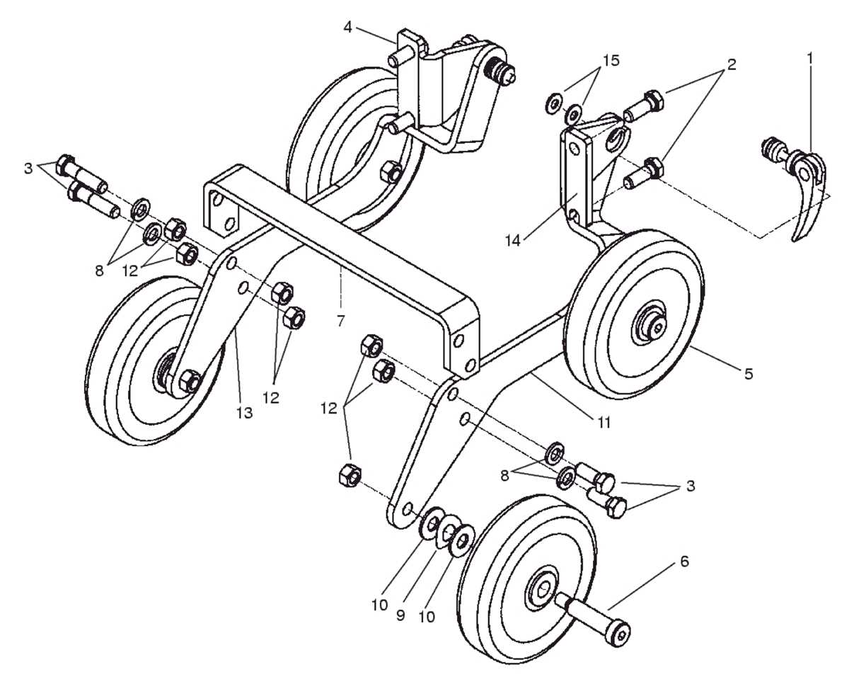 tow dolly parts diagram