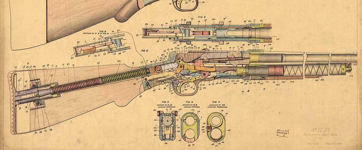 winchester rifle parts diagram