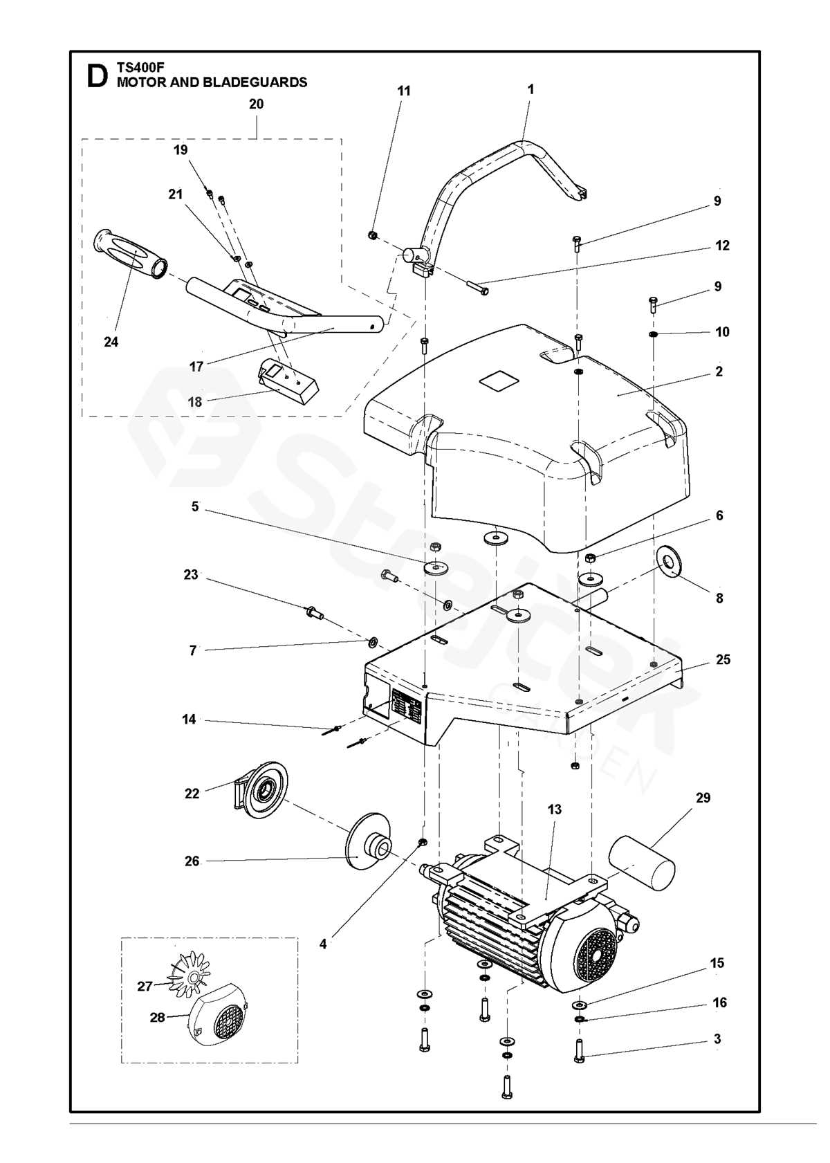 ts400 parts diagram