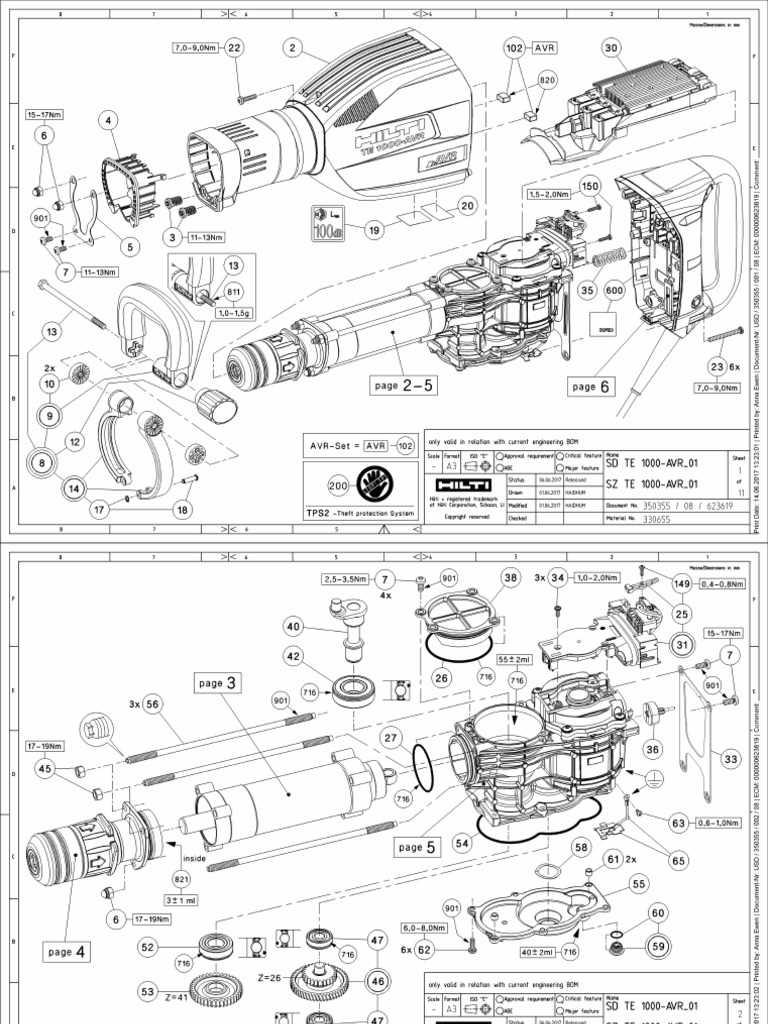 hilti dsh 700x parts diagram