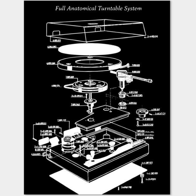 turntable parts diagram