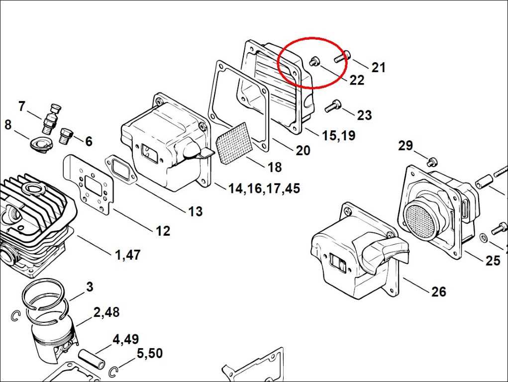 stihl 034 parts diagram stihl 034 parts diagram