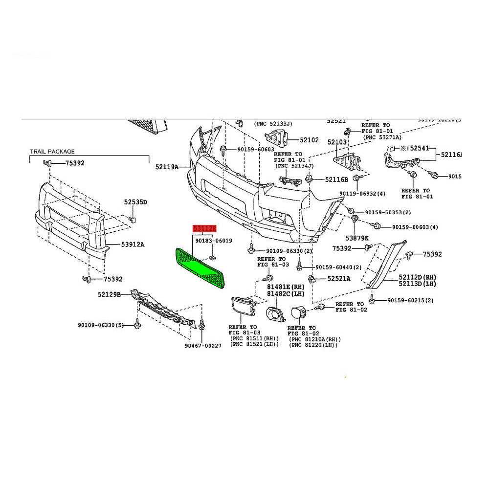 4runner parts diagram