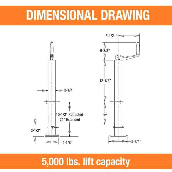 trailer jack parts diagram
