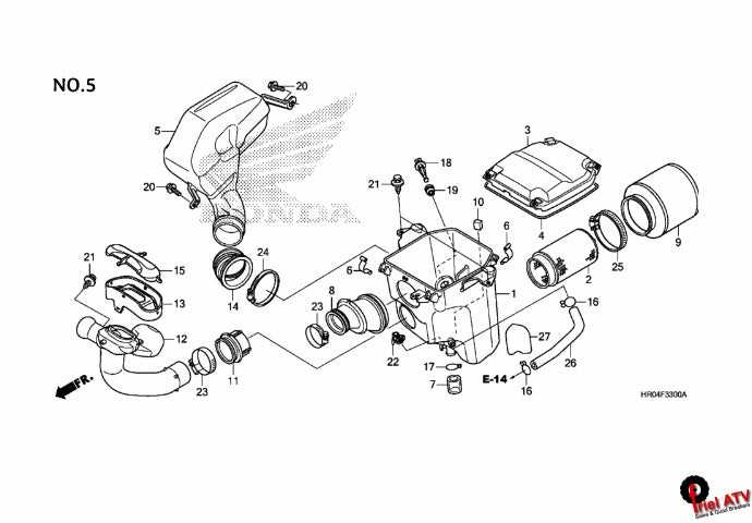 honda foreman parts diagram