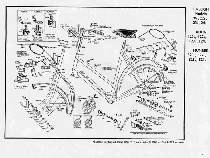 schwinn parts diagram