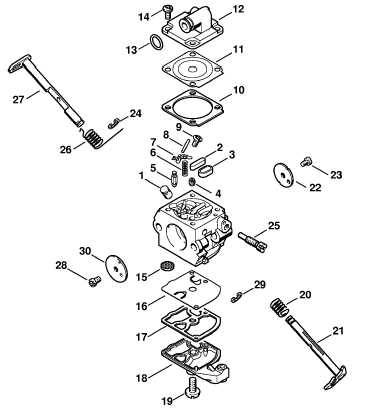 stihl ms 180 chainsaw parts diagram