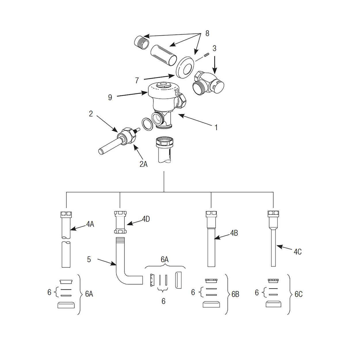 urinal parts diagram