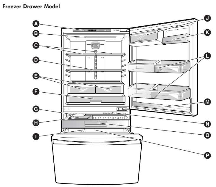 kenmore refrigerator parts diagram
