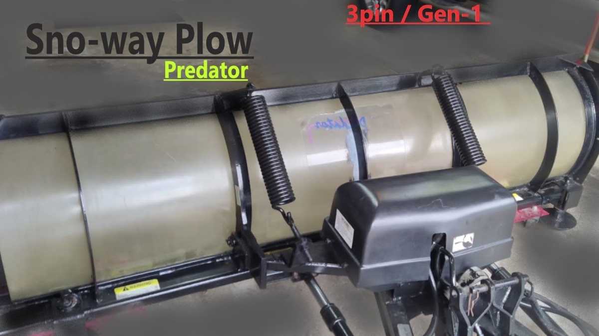 sno way plow parts diagram