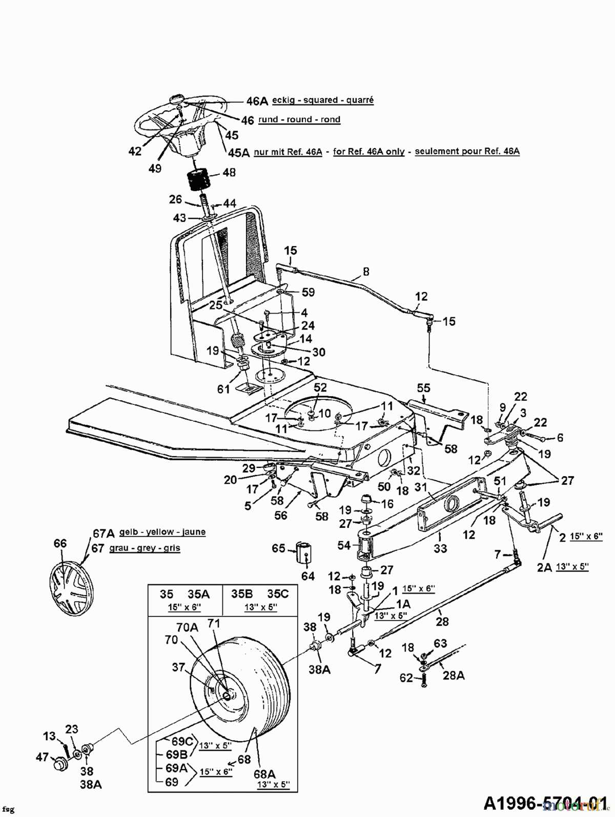 john deere 125 lawn tractor parts diagram