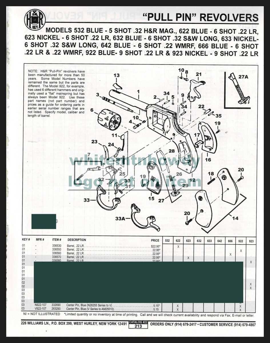 harrington and richardson parts diagram harrington and richardson parts diagram