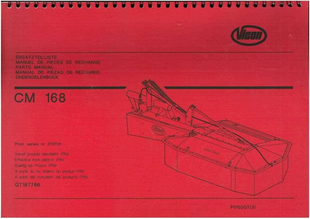 vicon disc mower parts diagram