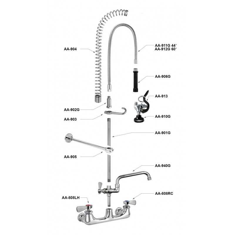 commercial faucet parts diagram commercial faucet parts diagram