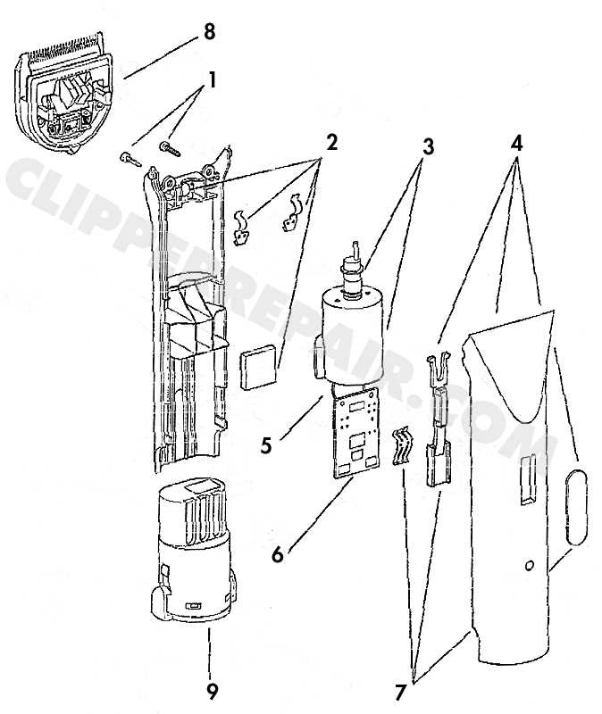 wahl beard trimmer parts diagram wahl beard trimmer parts diagram