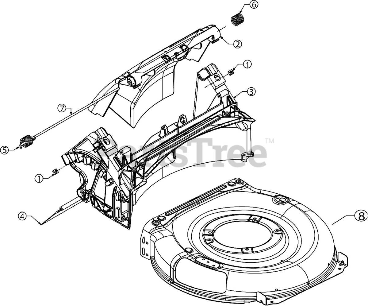 troy bilt tb110 parts diagram
