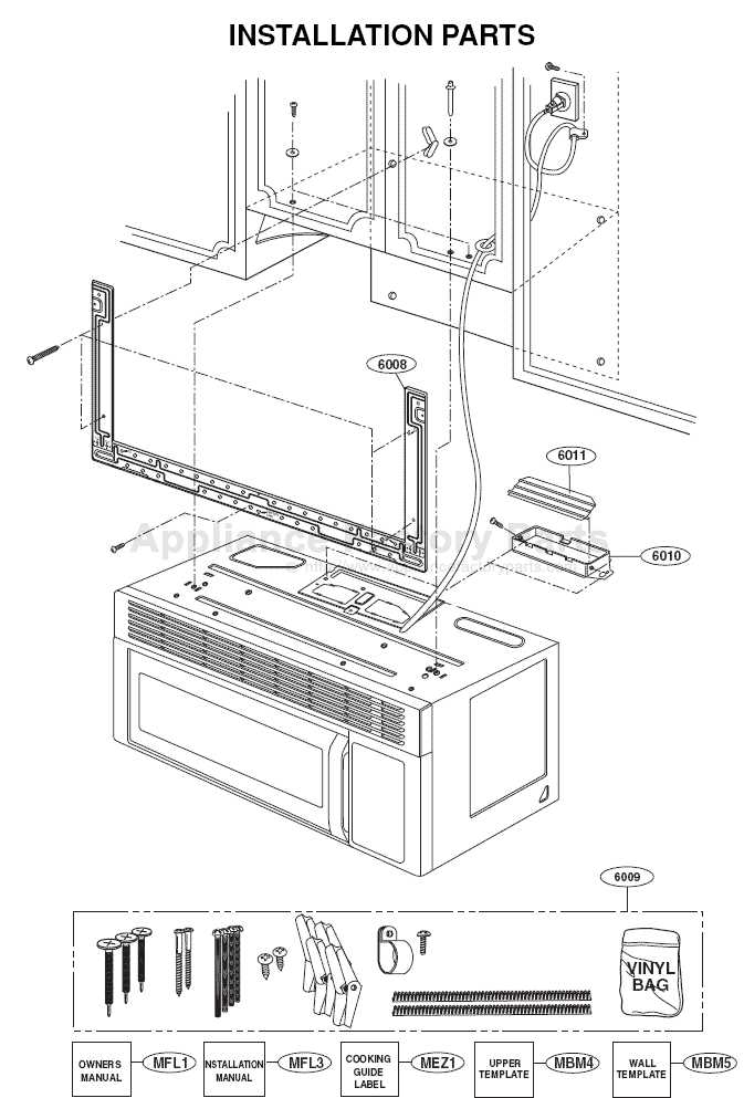 kenmore microwave model 721 parts diagram