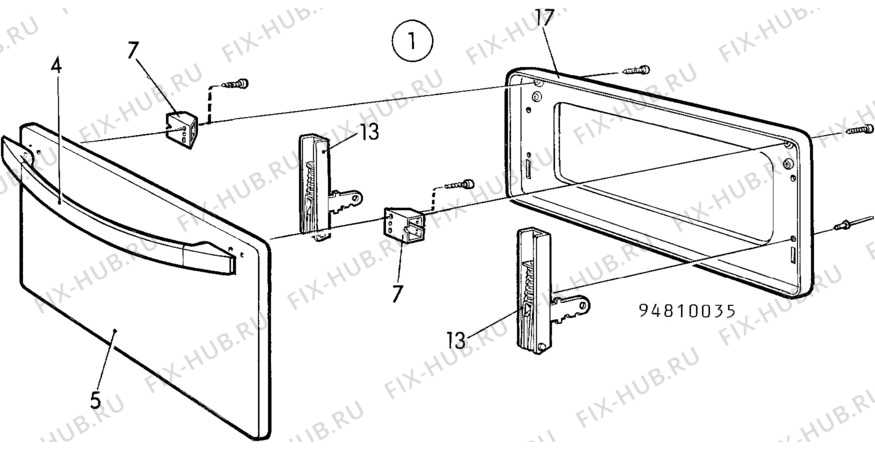 whirlpool oven door parts diagram