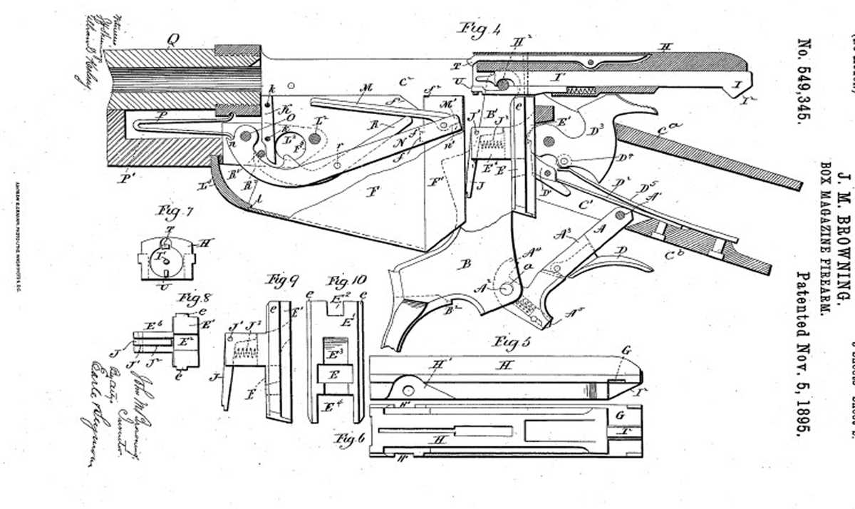 winchester rifle parts diagram