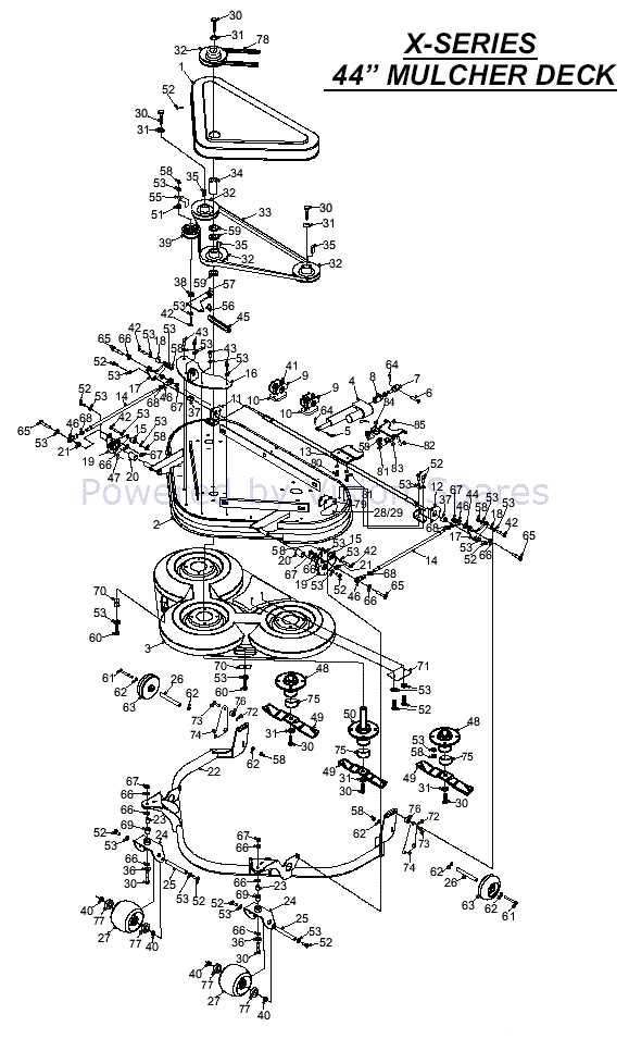 john deere z540r parts diagram