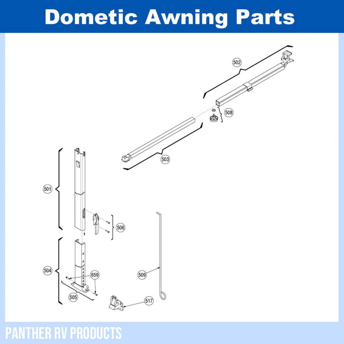 solera awning parts diagram