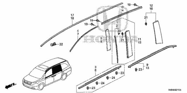 honda odyssey parts diagram