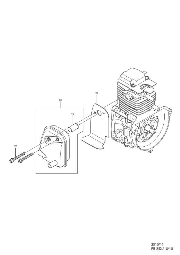 leaf blower parts diagram
