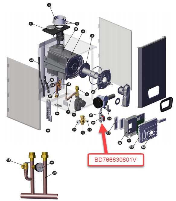 utica boiler parts diagram