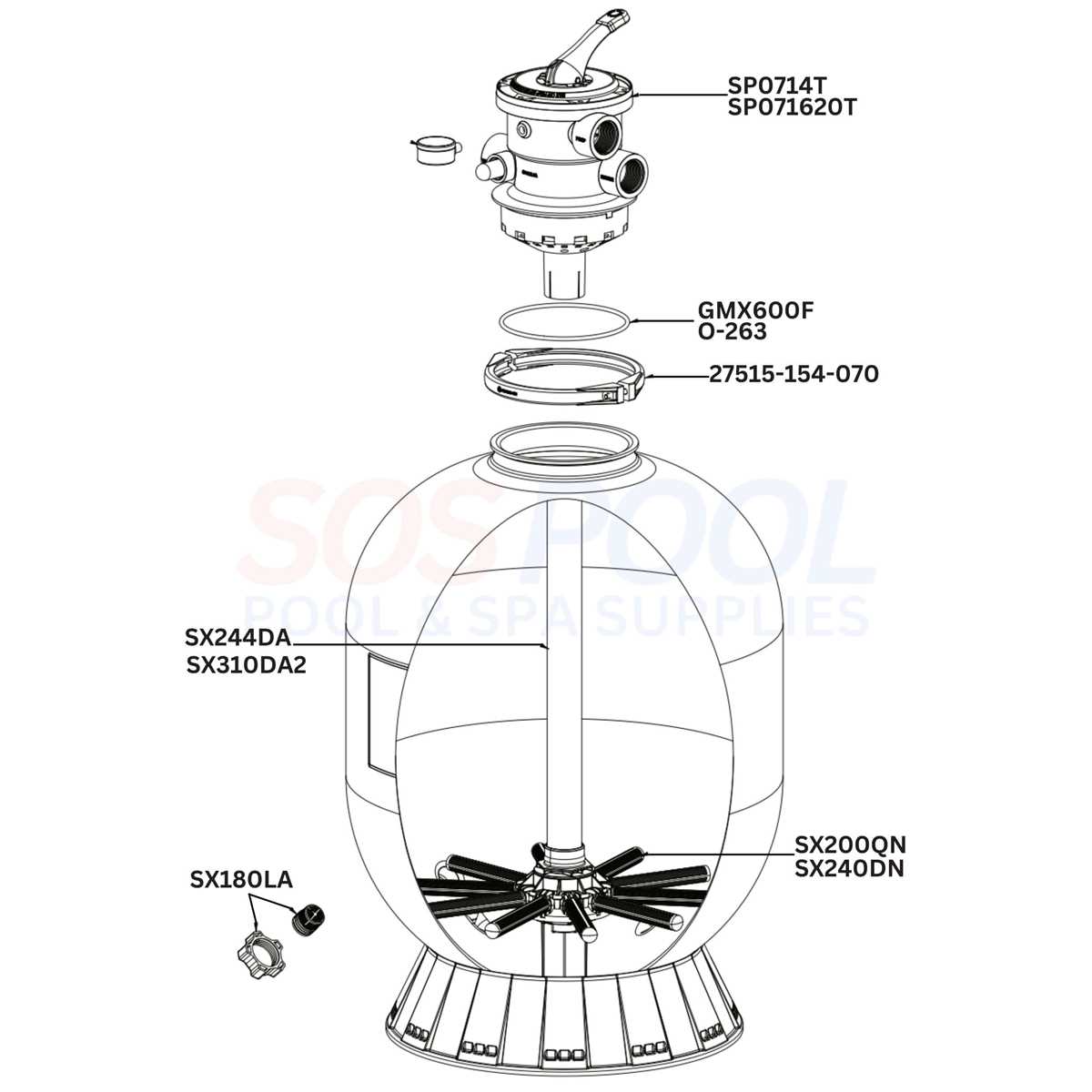 hayward sp0714t parts diagram