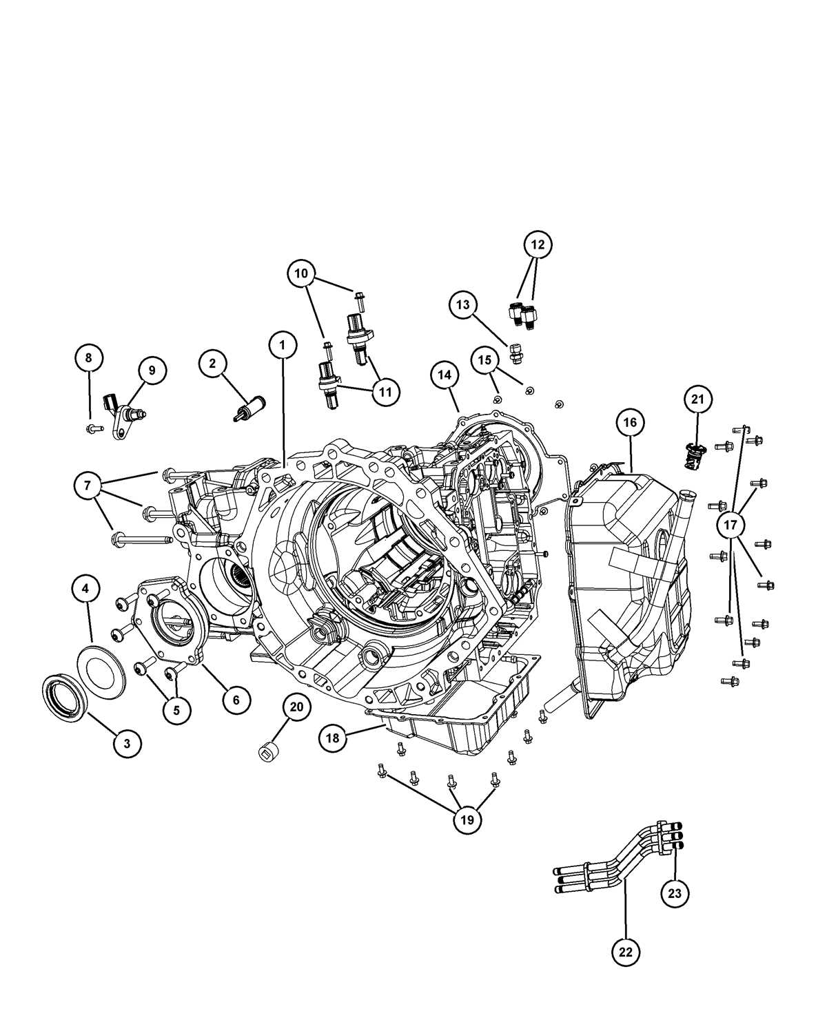 chrysler pacifica parts diagram