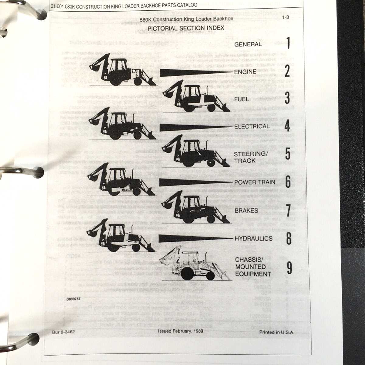 case 580k backhoe parts diagram