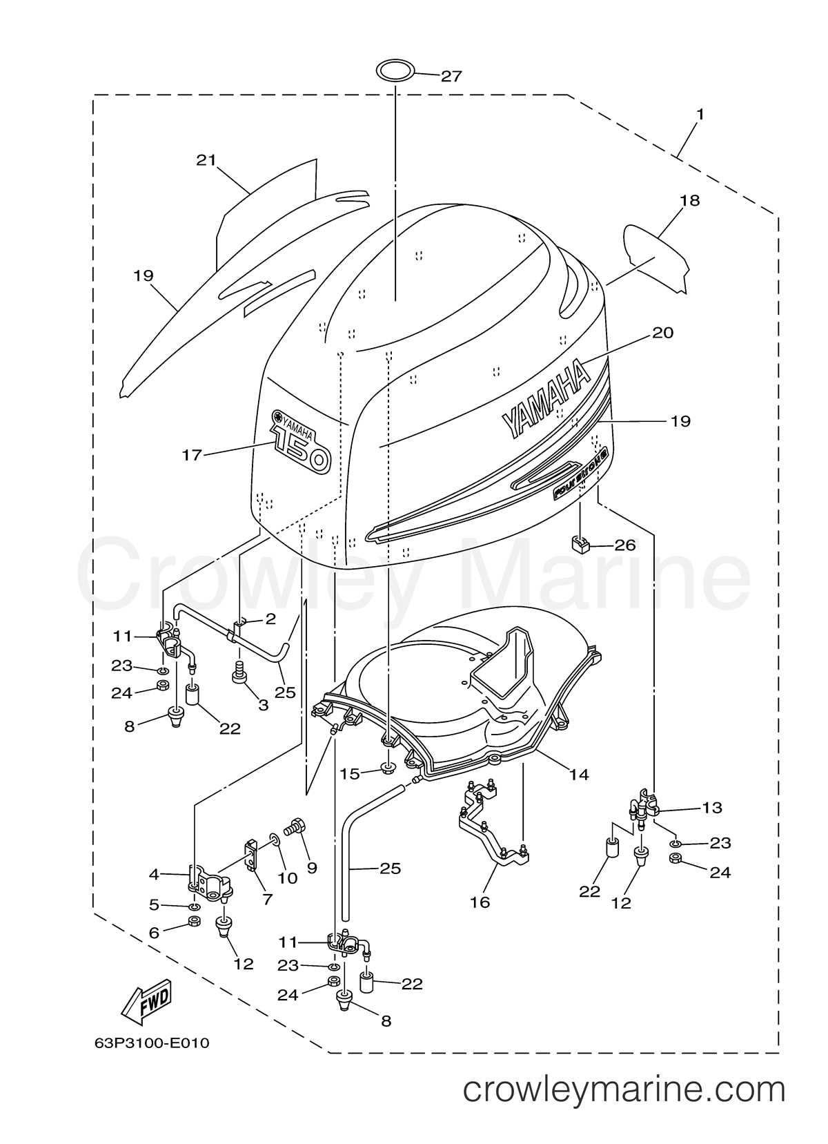 yamaha 150 outboard parts diagram yamaha 150 outboard parts diagram