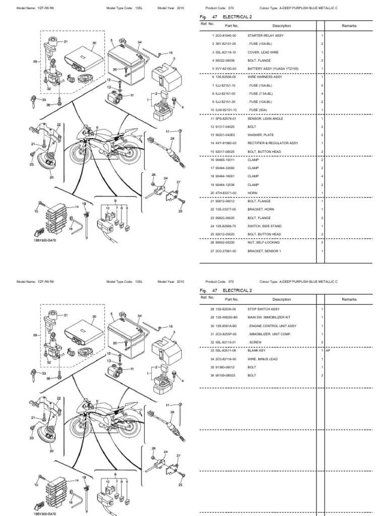 yamaha r6 parts diagram