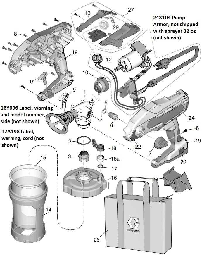 graco truecoat 360 parts diagram