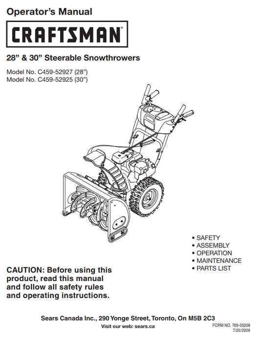 murray snow thrower parts diagram