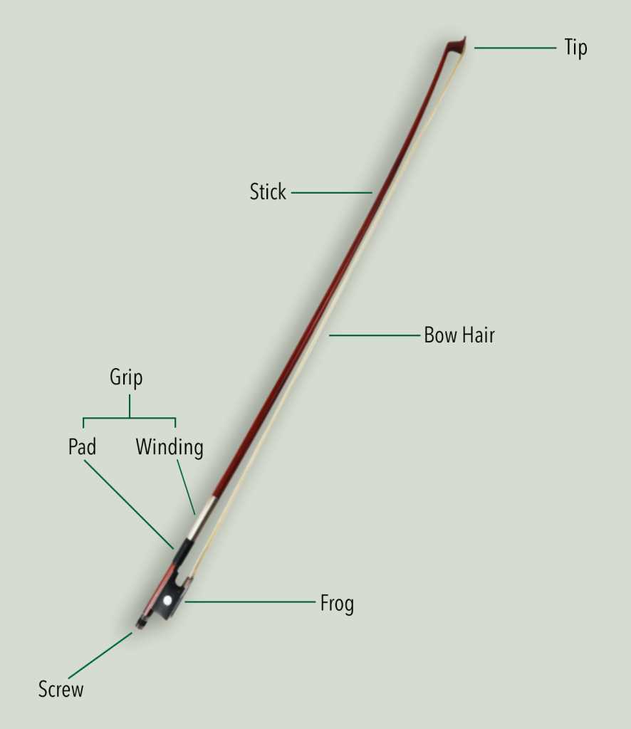 parts of a bow diagram parts of a bow diagram