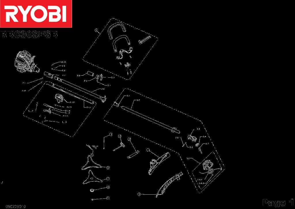 ryobi 18v trimmer parts diagram