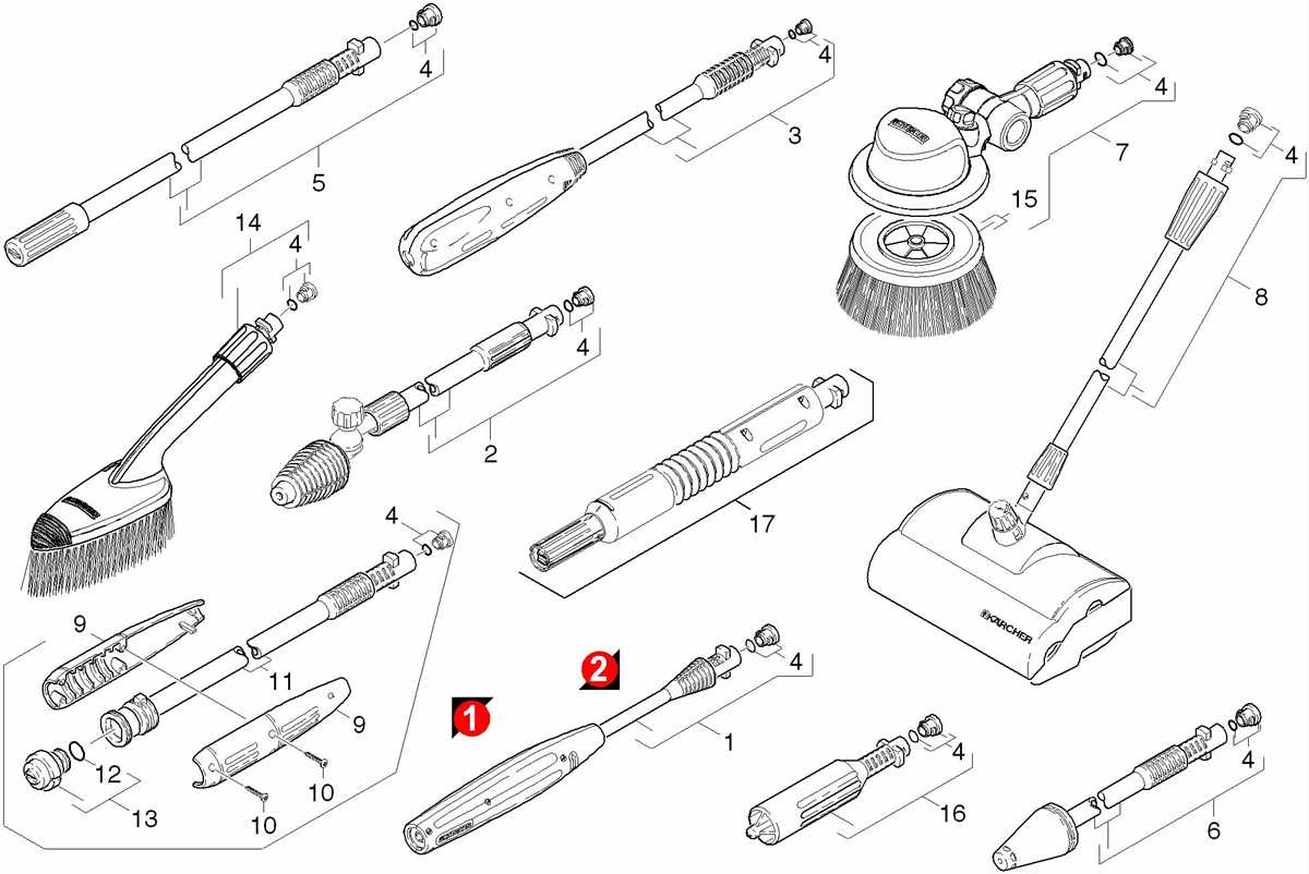 karcher power washer parts diagram