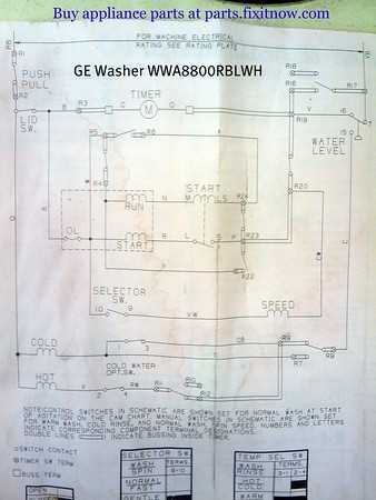 general electric washer parts diagram